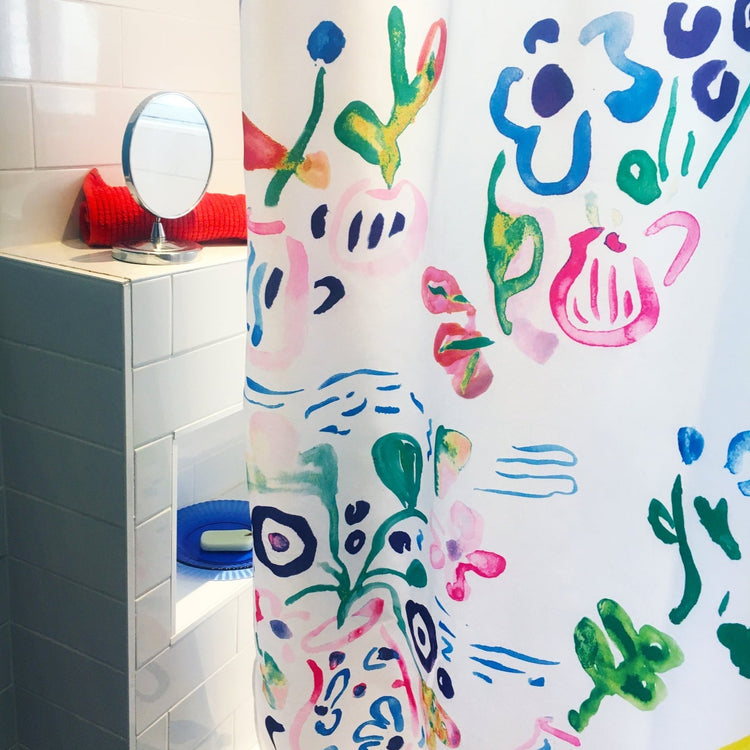 Imaginary garden Shower Curtain
