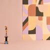 Patience Lilac wallpaper