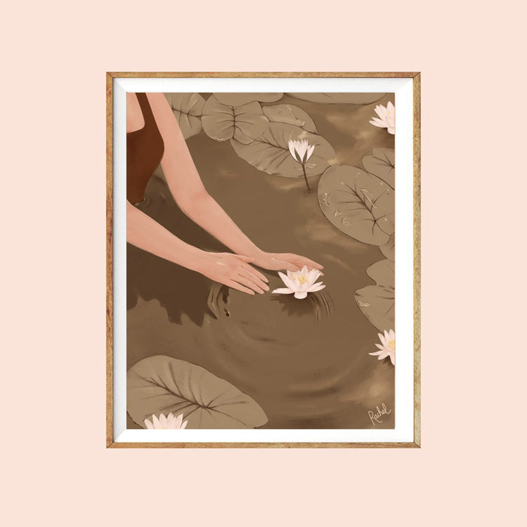 'Water lilies' poster