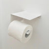 White toilet paper holder