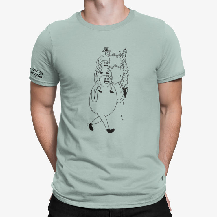 Unisex Art T-shirt Club by Benjamin Deshaies