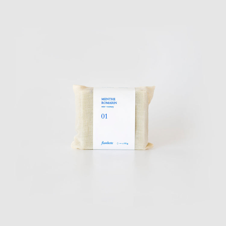 Savon parfumé Menthe + Romarin