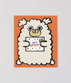 Carte de souhaits Chien & petite carte