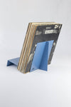 Support LP à livres ou disques bleu