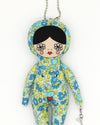 Decorative lucky doll 'Floral combination'