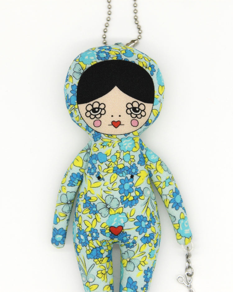 Decorative lucky doll 'Floral combination'