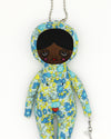 Decorative lucky doll 'Floral combination'