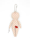 Decorative lucky doll 'Polka dot jumpsuit'