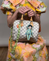 Decorative lucky doll 'Floral combination'