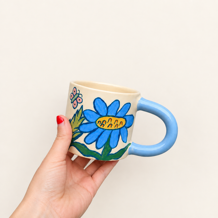 Tasse Fleur bleue