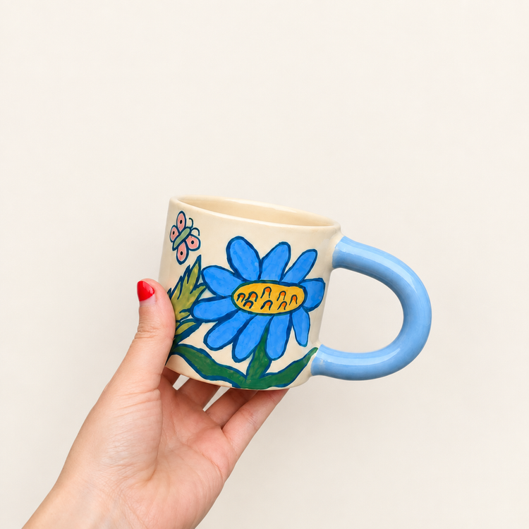 Tasse Fleur bleue