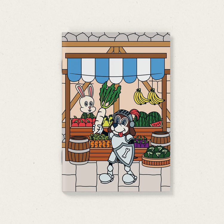 Carnet de notes Marché fermier [pages quadrillées]