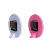 Horloge ronde bicolore fuschia