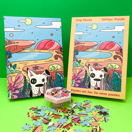 Puzzle Dog Planet - 1000 pieces