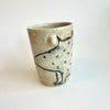 Verre ou vase en grès avec dessin [modèles variés]