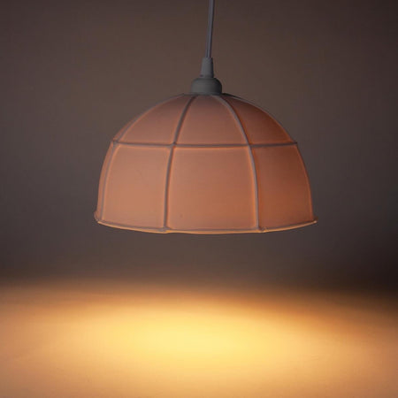 Lampe suspendue en porcelaine [couleurs variées]
