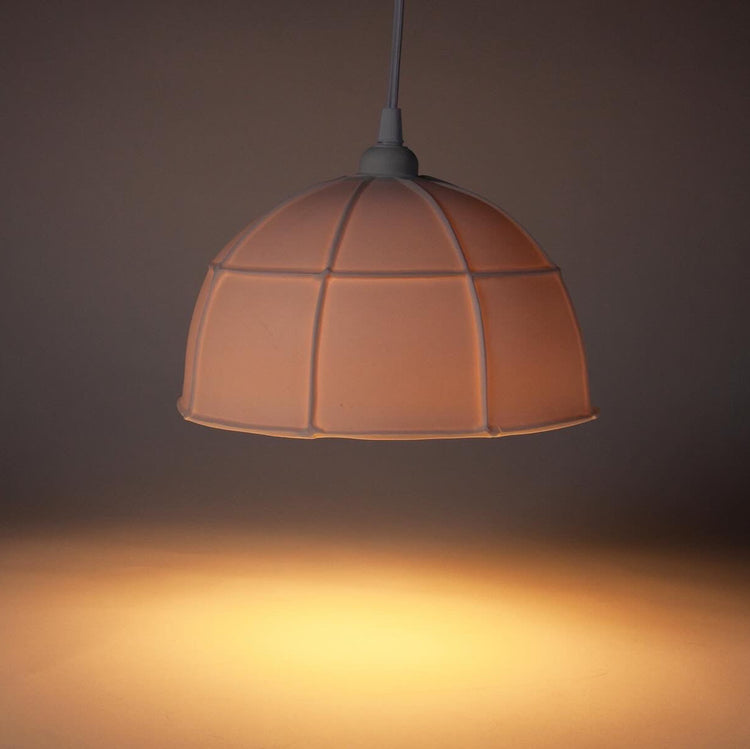 Lampe suspendue en porcelaine [couleurs variées]