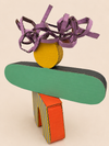 Sculpture en carton 'Chevelu'