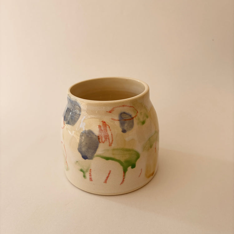 Petit cache-pot en céramique pastel