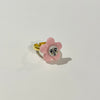 Flower face clay ring [varied colors] 