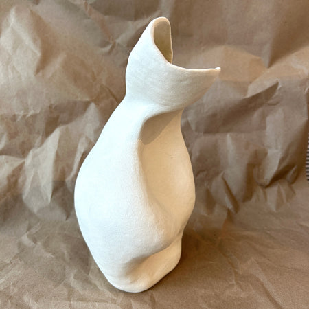 'Long neck' sculptural vase