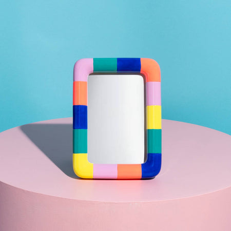 Cadre rayé Savoy multicolore