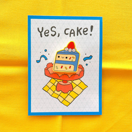 Épinglette Yes, Cake!