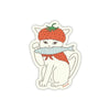 Autocollant Chat Fraise