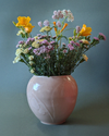 Very large plump floral vase