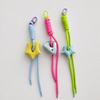 Porte-clé Funky en céramique [couleurs variées]