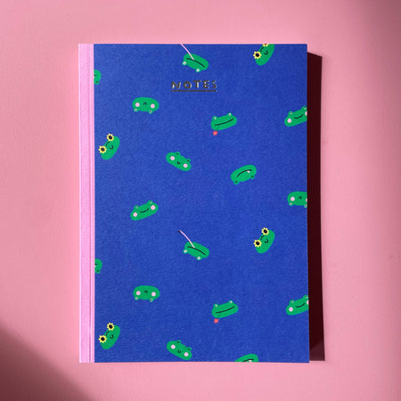 Carnet de notes Frog [pages blanches]