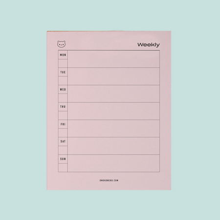 Mini Weekly Notepad