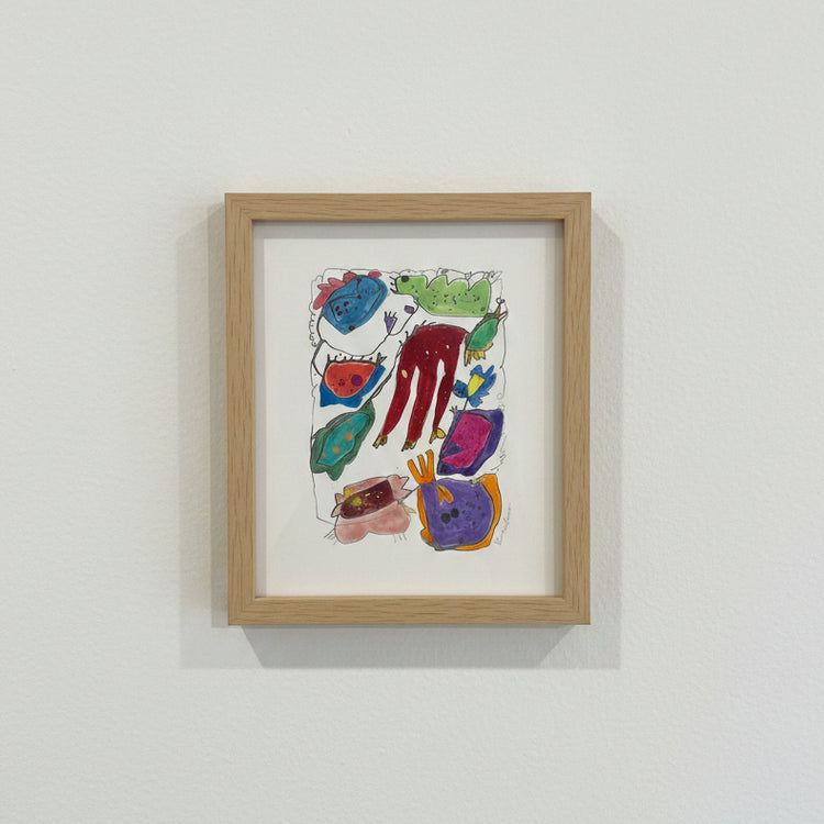 Oeuvre originale 'pouce vert no.8'
