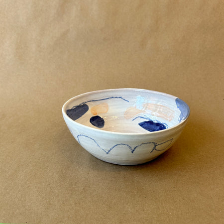 Medium abstract ceramic bowl no.403 