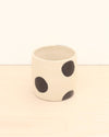 Petit cache-pot à pois
