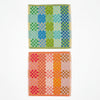 Ensemble de 2 débarbouillettes Damier