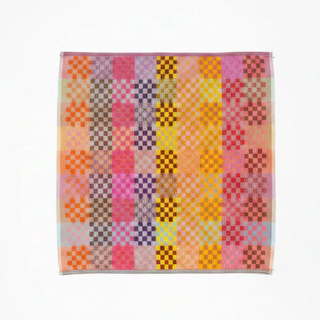 Serviette à mains Damier rose