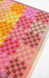 Serviette à mains Damier rose