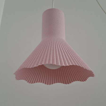 Lampe Méduz Rose poudré [sur commande]