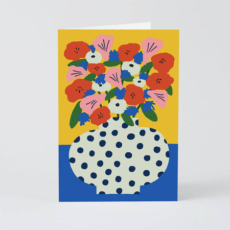 Carte de souhaits Bouquet multi