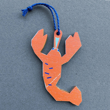 Ornement en bois Homard