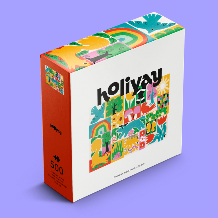 Puzzle Promenade au parc - 500 morceaux