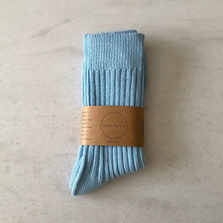 Chaussettes côtelées Ciel