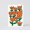 Smiling Flowers Greeting Card