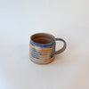 Grande tasse sable et bleue