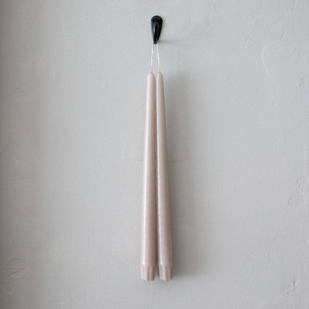 Oatmeal Taper Candle Duo