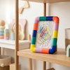 Cadre rayé Savoy multicolore