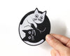 Patch thermocollant Chats Yin-Yang