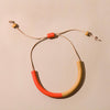 Harper poppy and ochre necklace