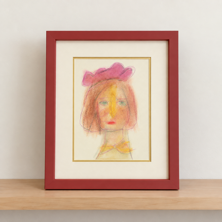 Oeuvre originale encadrée 'Chapeau! No10'